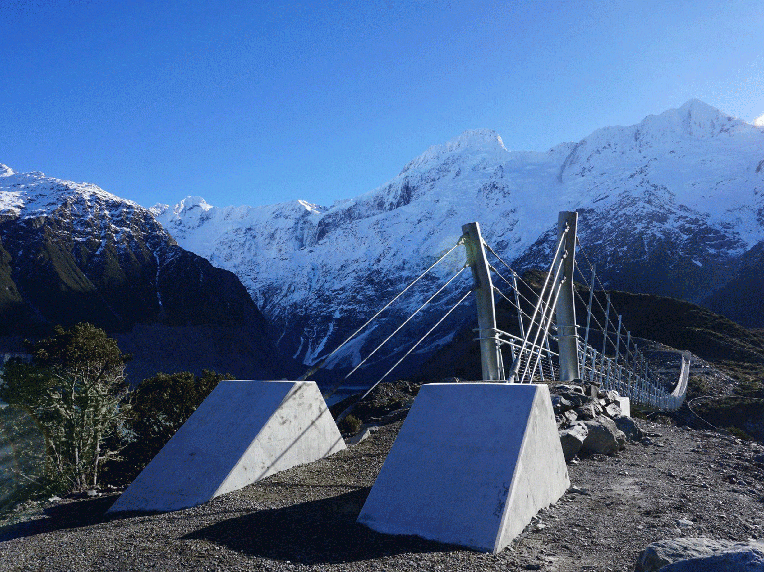 Aoraki/Mount Cook suspension bridge