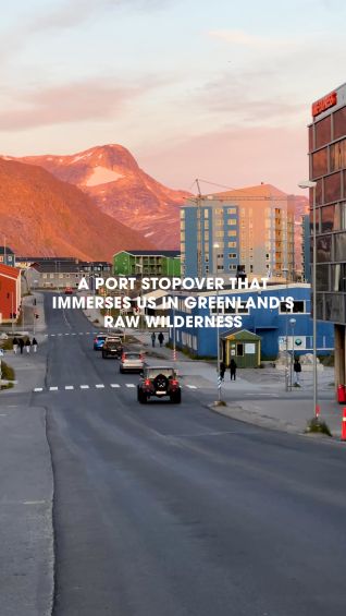 What a port stopover in Greenland looks like