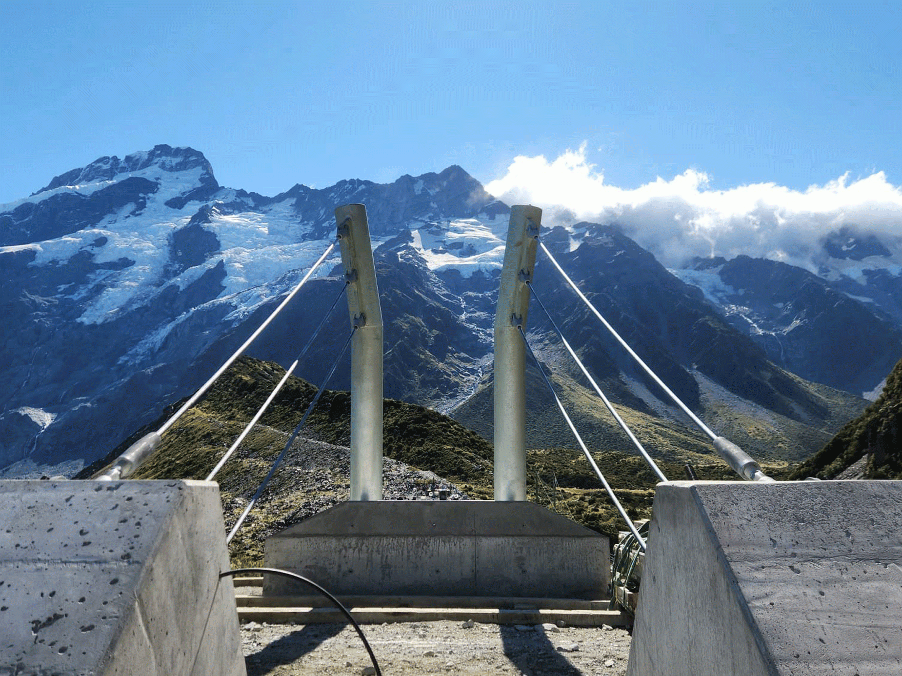 Aoraki/Mount Cook suspension bridge