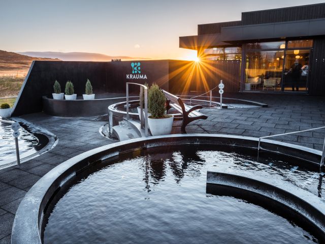 Krauma hot spring in Reykholt, West Iceland