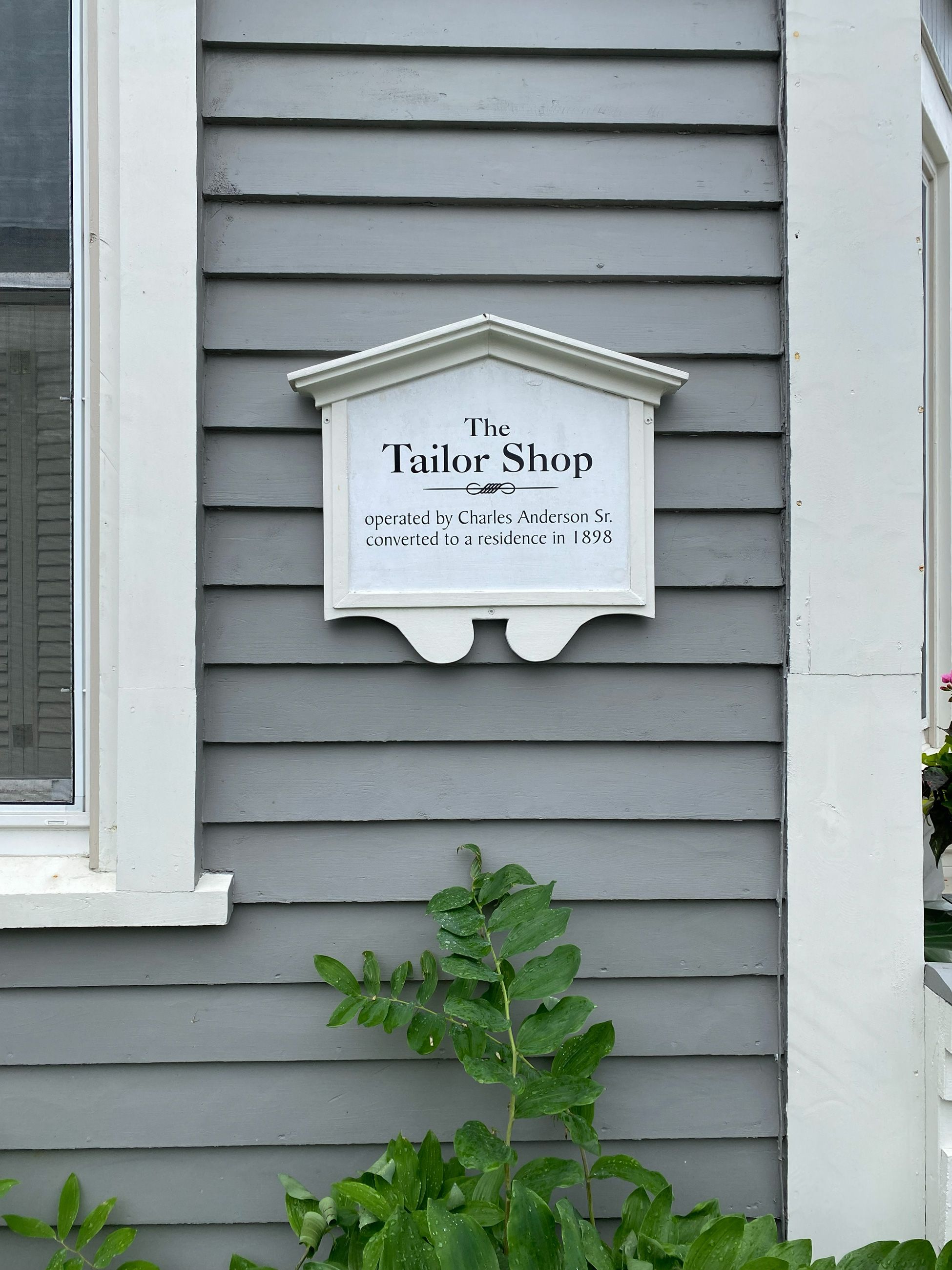 Colourful heritage buildings in Lunenberg Nova Scotia