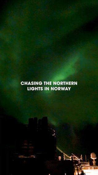 Chasing the northern lights in Norway