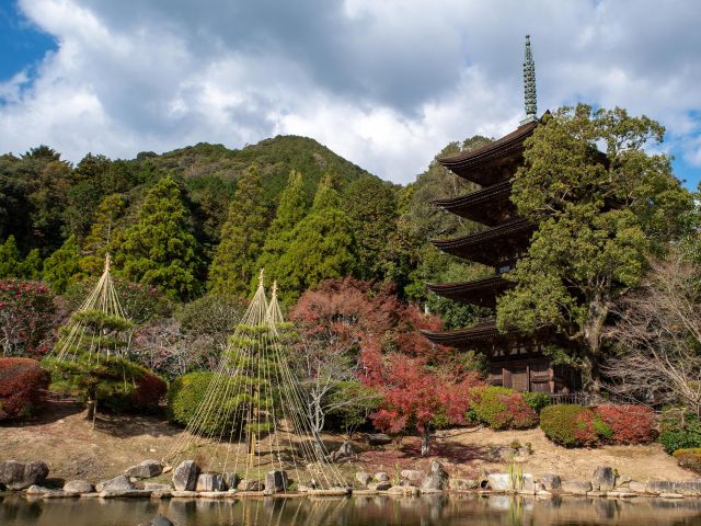 Ōuchi Culture at Ruriko-ji Five-storied Pagoda in Yamaguchi City, Yamaguchi Prefecture