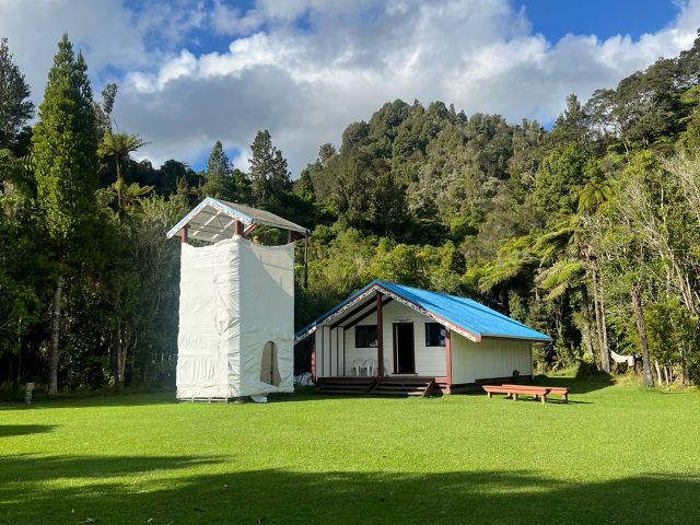 the Tieke Kāinga Marae, New Zealand
