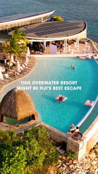 This overwater resort might be Fiji’s best escape