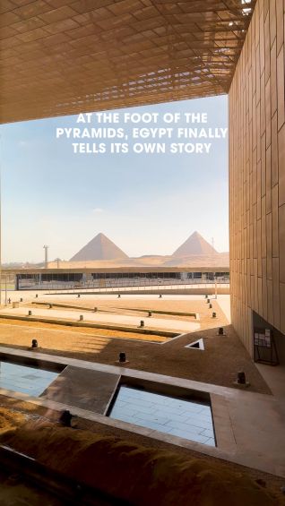 First look: Grand Egyptian Museum