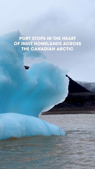 Port stops in the heart of Inuit homelands across the Canadian Arctic