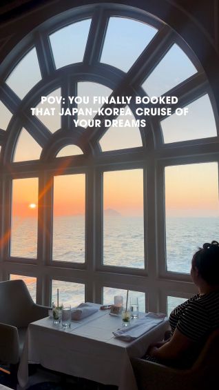 POV: You finally booked that Japan-Korea cruise of your dreams