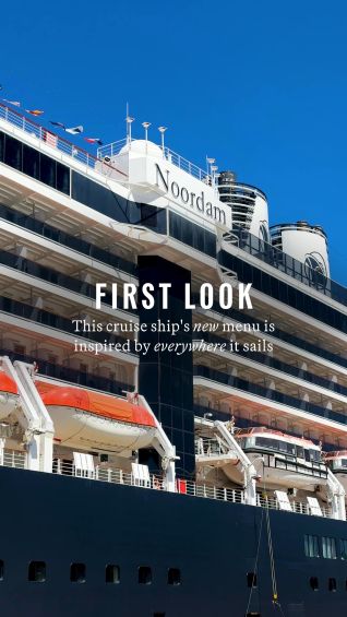 This cruise ship’s new menu is inspired by everywhere it sails