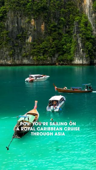 POV: You’re sailing on a Royal Caribbean cruise through Asia