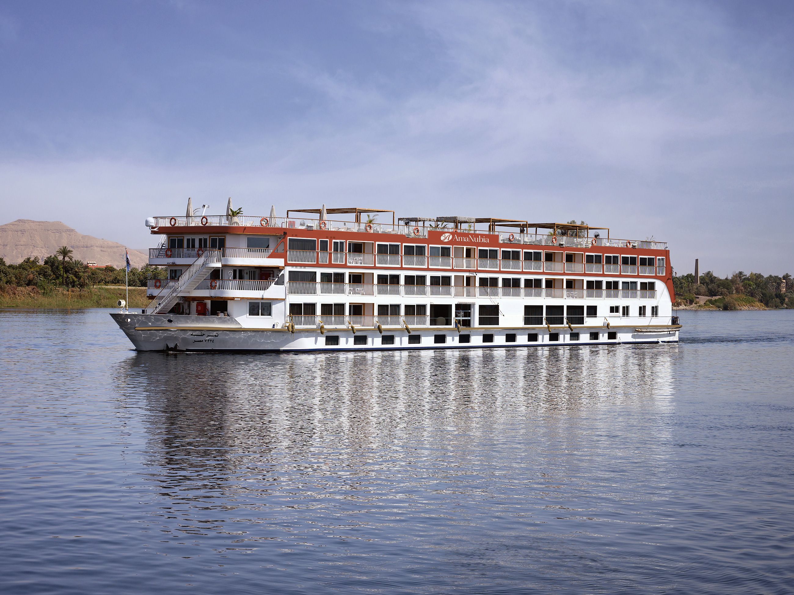 AmaWaterways cruise ship AmaNubia exterior