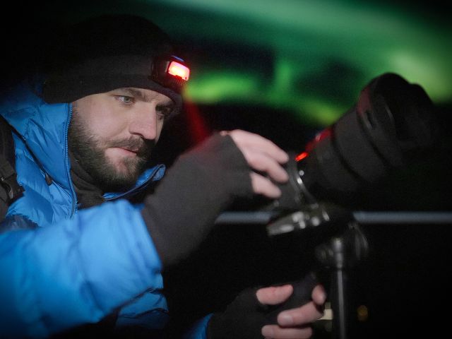 Hurtigruten's Chief Aurora Chaser, Tom Kerss.