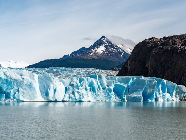 lake grey glacier patagonia chile