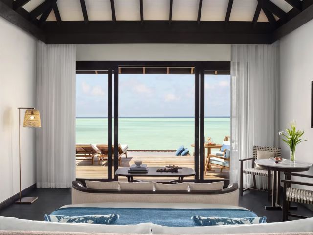 Anantara Veli's deluxe overwater villa, Maldives