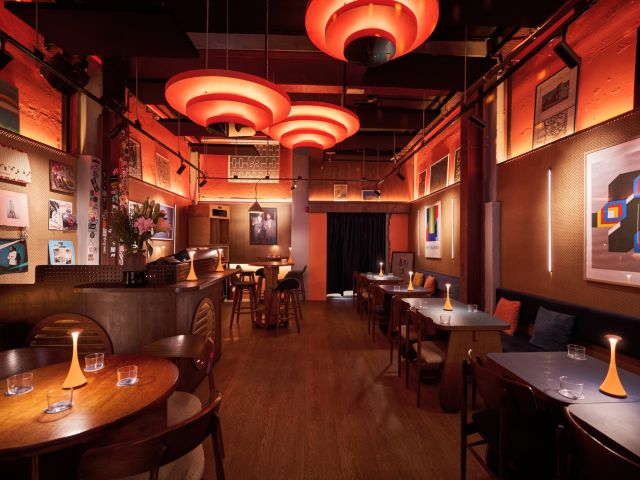 retro-styled interior of Offtrack Singapore