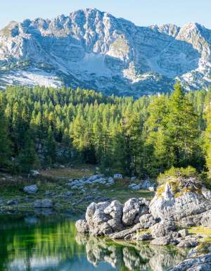 Seven Lakes Valley in Triglav National Park slovenia