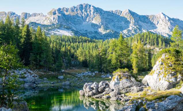 Seven Lakes Valley in Triglav National Park slovenia