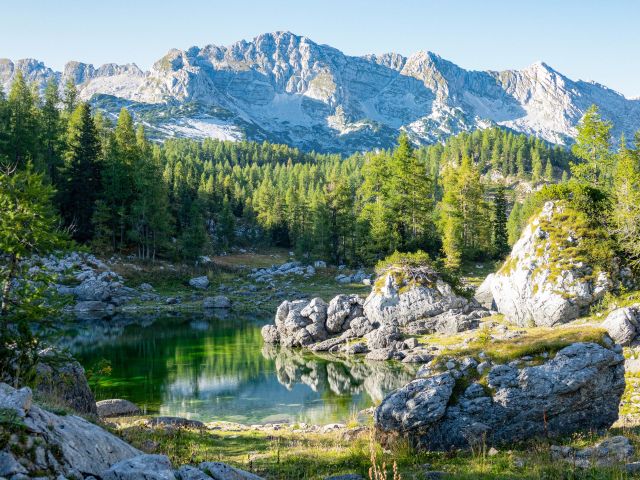 Seven Lakes Valley in Triglav National Park slovenia