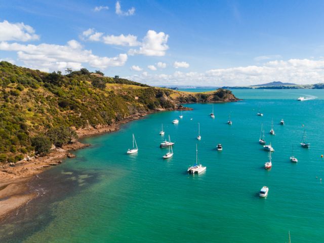 Waiheke Island in new zealand