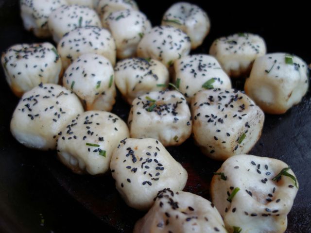 Shanghai-style pork buns