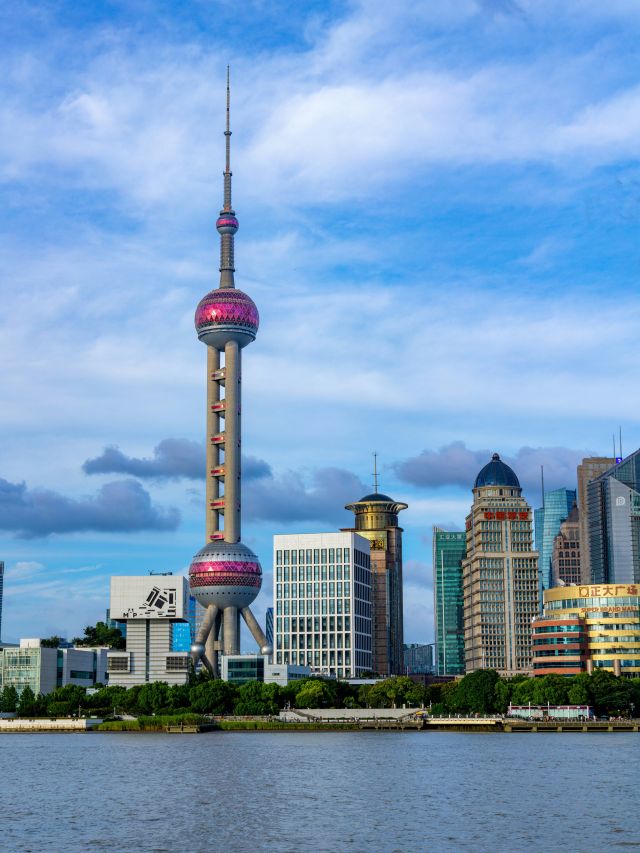 the Oriental Pearl Tower, Shanghai