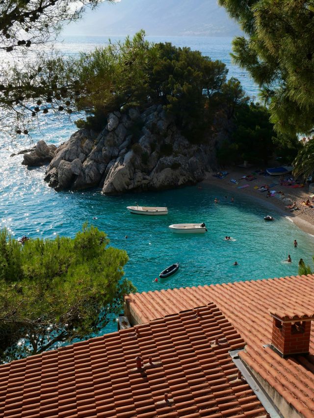 Podrače Beach, Makarska Riviera in Croatia