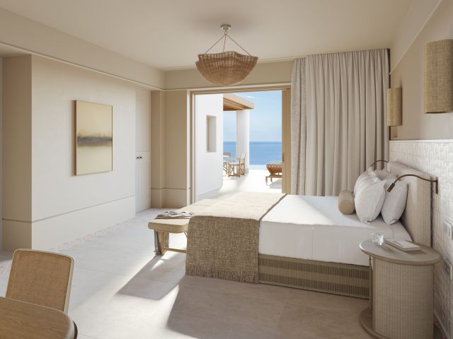 Eréma suite with views of the Aegean