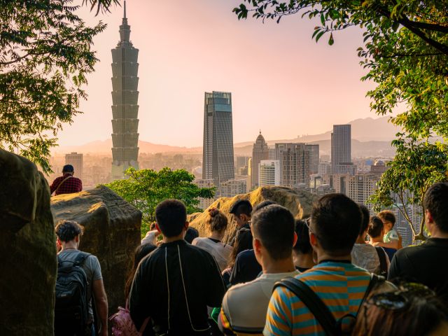 Elephant Mountain in Taipei