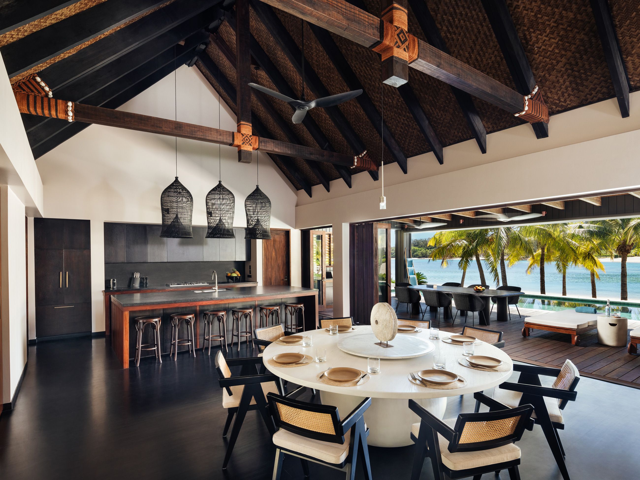 Six Senses Fiji villa interior