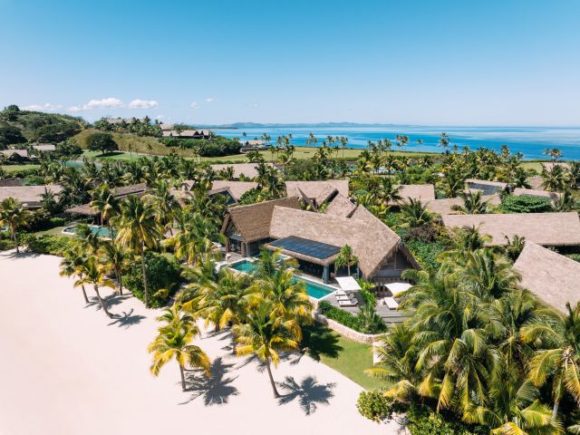 Six Senses Fiji from above