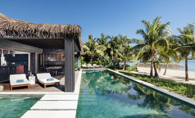 Six Senses Fiji villa with private pool