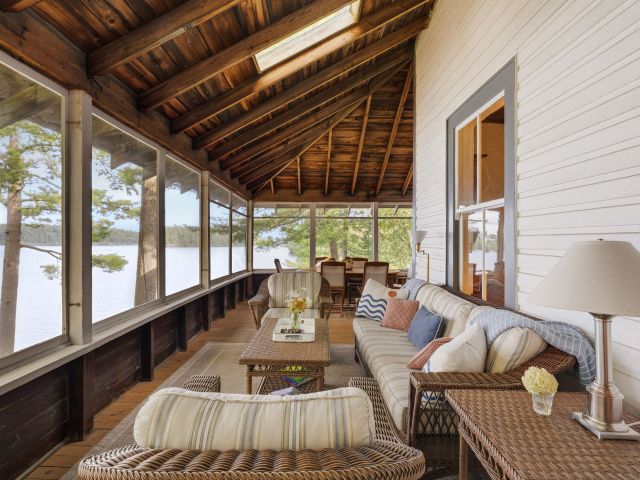 Gordon Bay Cottage original deck