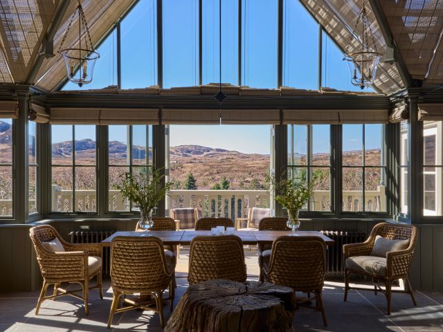 Hope Lodge’s conservatory, Scotland