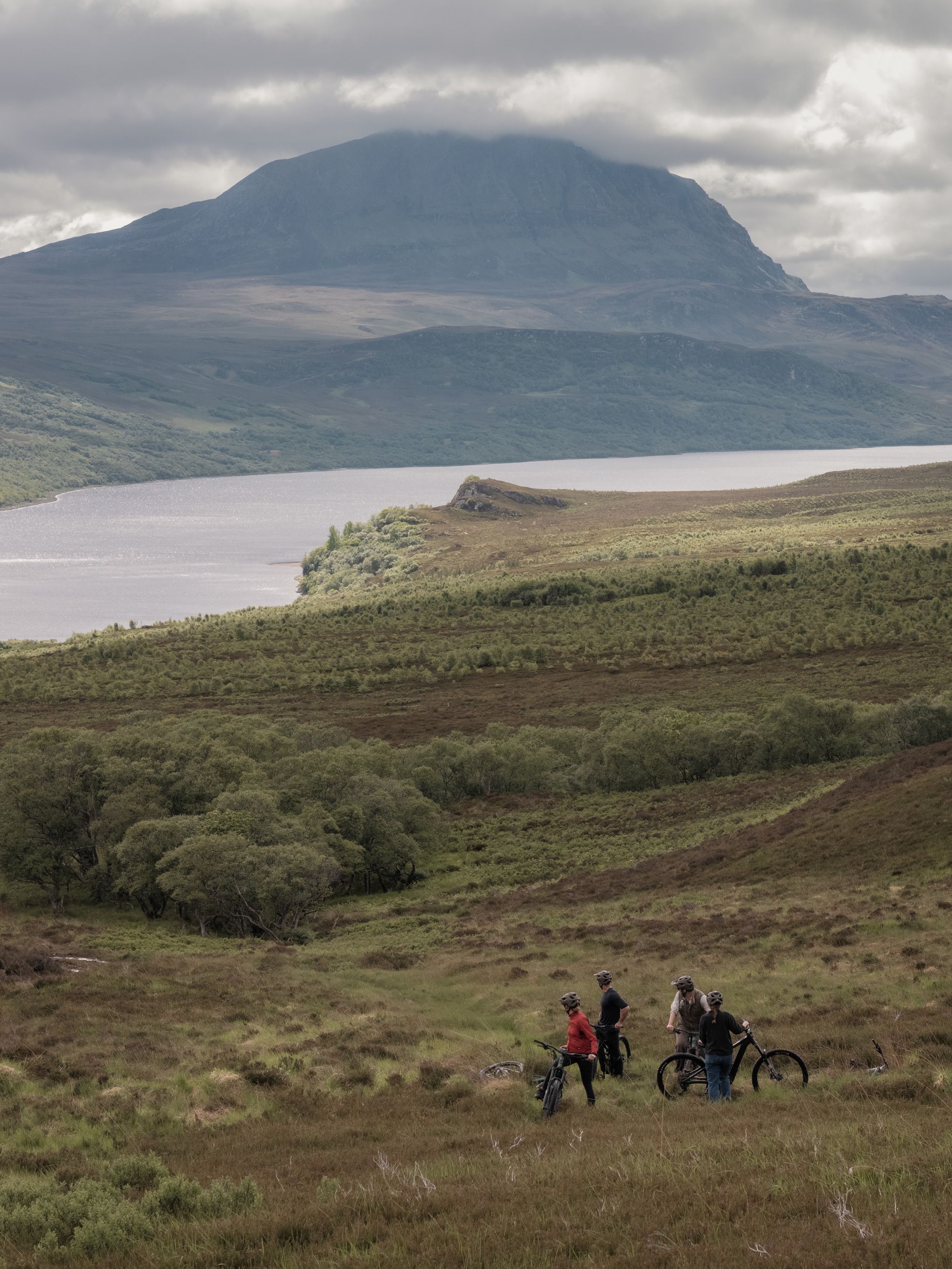 the mountain landscape at Hope Lodge Scotland.