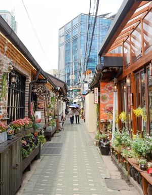 Alley in Ikseon-dong Hanok street, timout