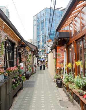 Alley in Ikseon-dong Hanok street, timout