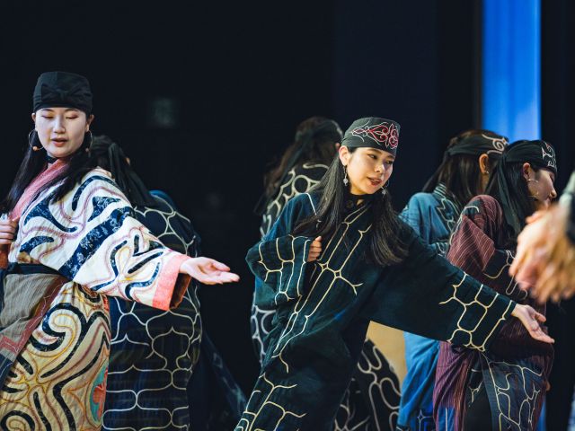traditional ainu dances Upopoy japan