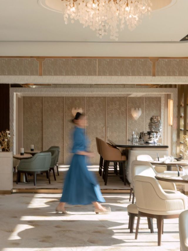 Anne-Sophie Pic at Le Normandie restaurant, Mandarin Oriental