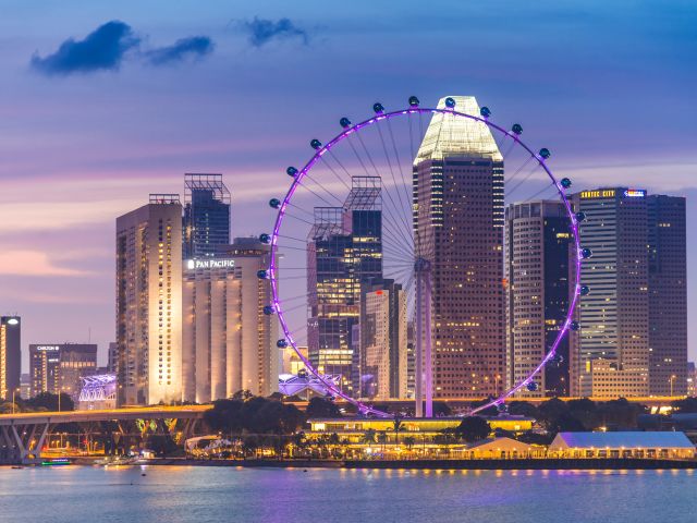 Singapore Flyer, Marina Bay