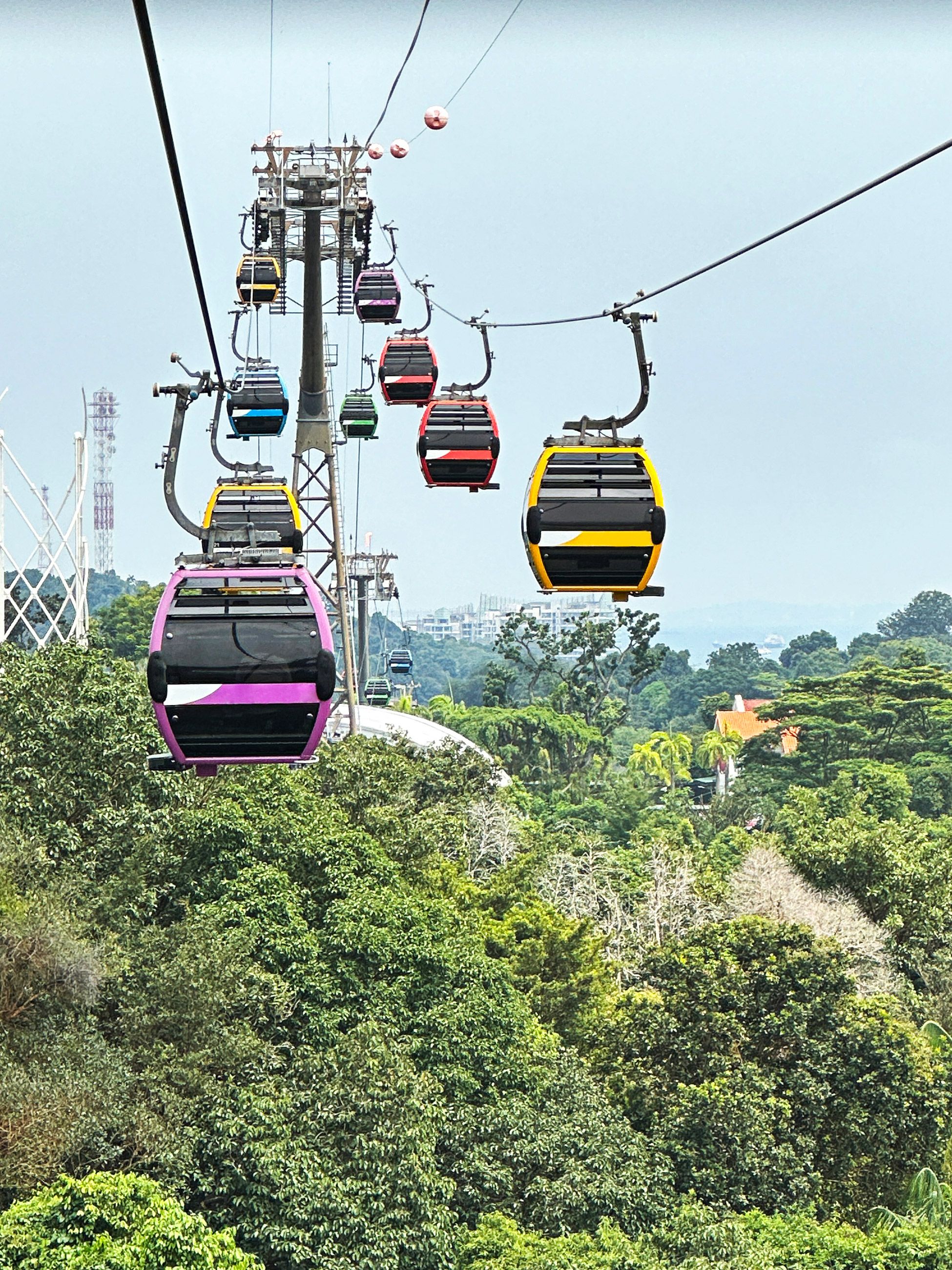 Singapore Cable Car gondolas