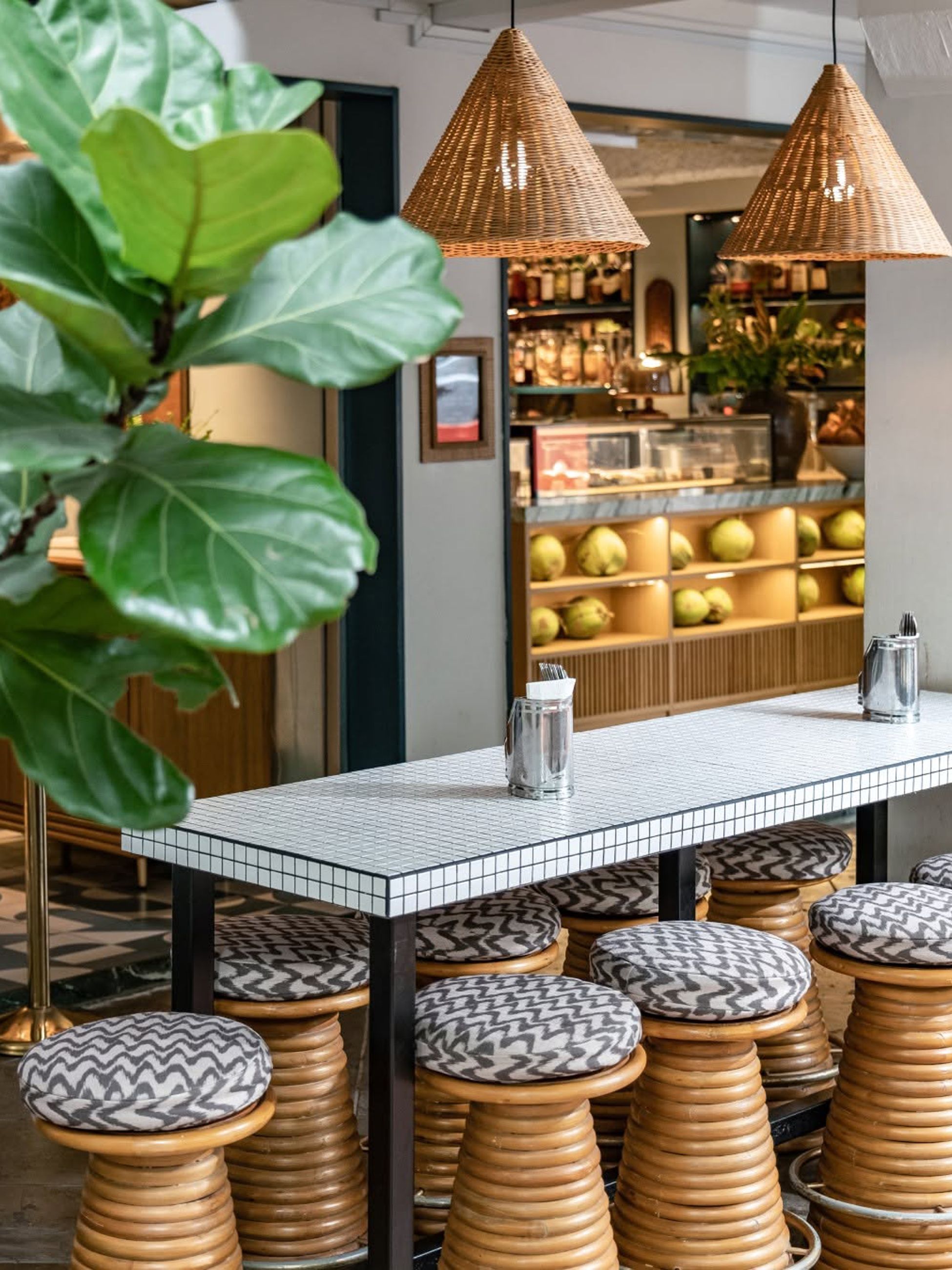 The Coconut Club Singapore dining interior
