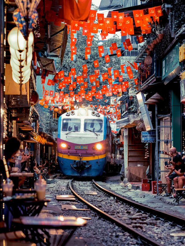 Hanoi's iconic train street