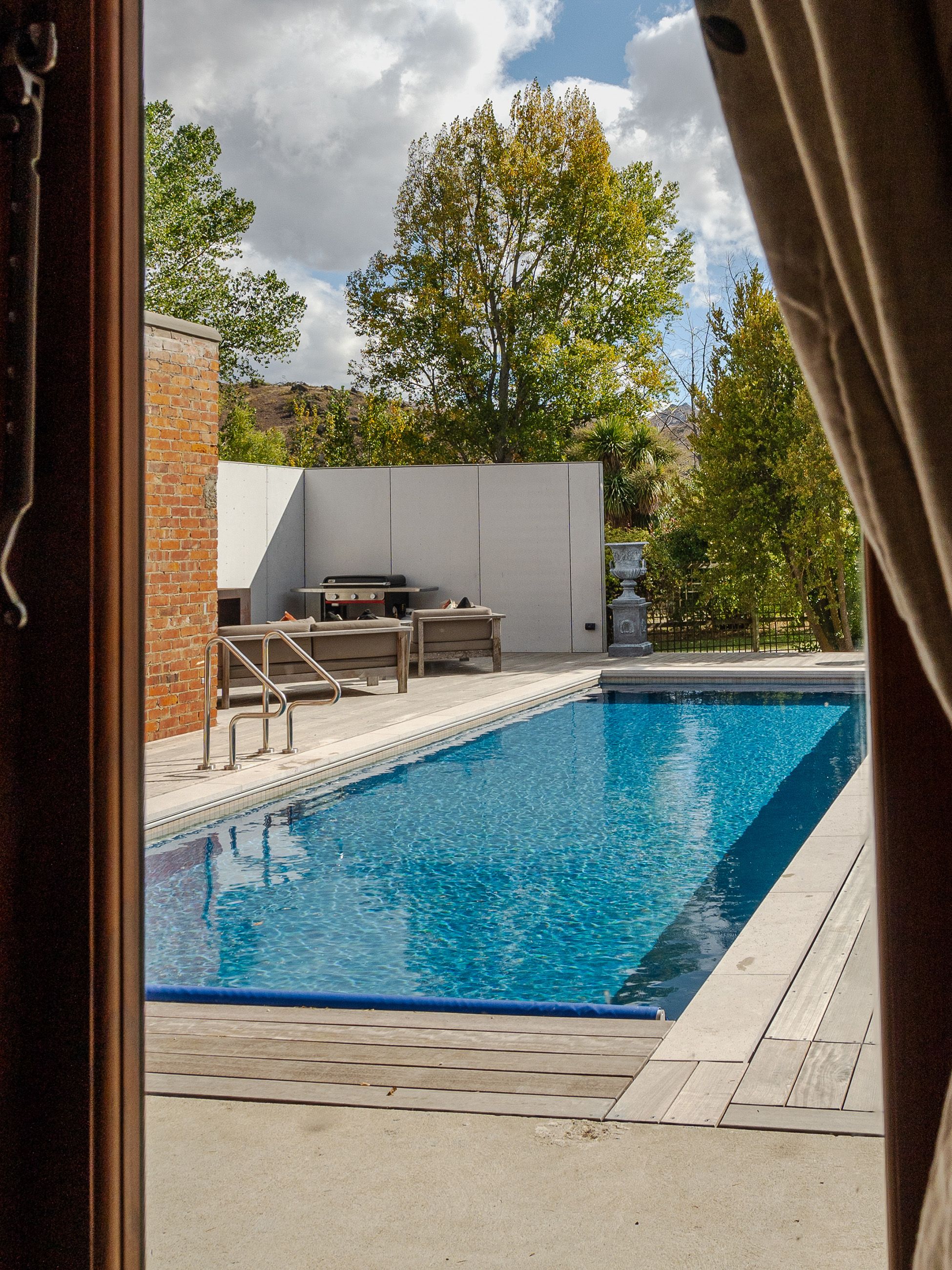 castle decor outdoor pool