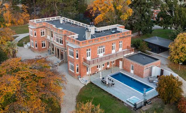 Earnscleugh Castle drone shot