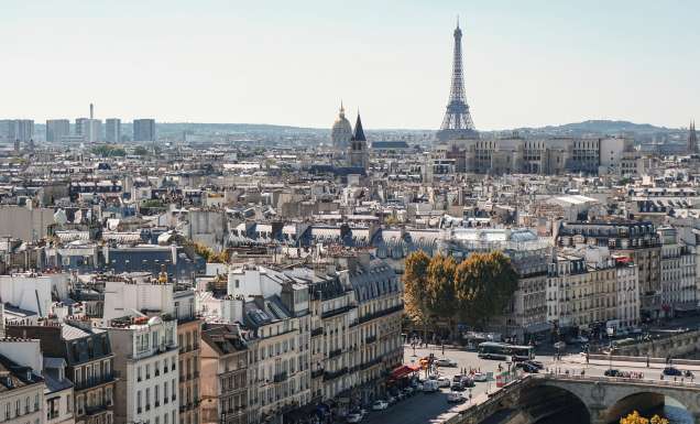 aerial of france to explain the france riots
